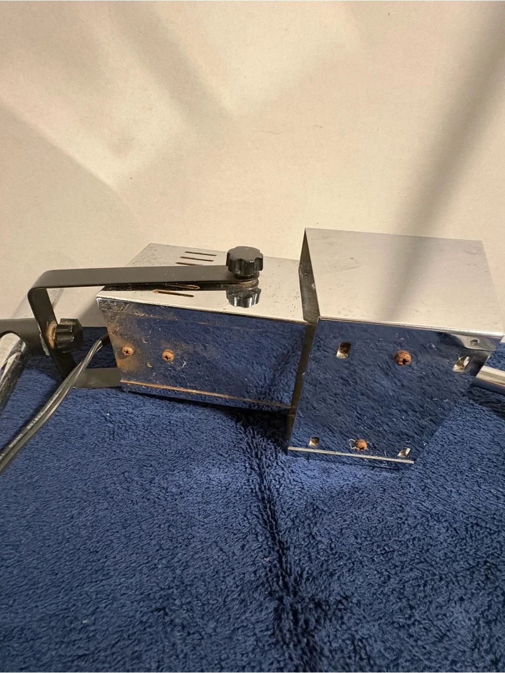 MCM 70s Danish Koch Lowy Style Chrome  Floor Lamp - Adjustable Swivel Tilt Head